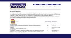 Desktop Screenshot of bouwmachinedatabase.nl