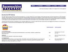 Tablet Screenshot of bouwmachinedatabase.nl
